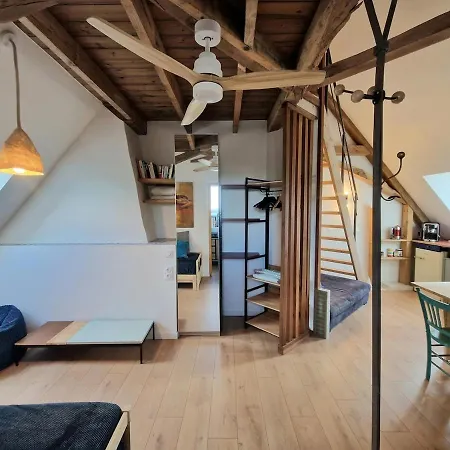 Comme Des Oiseaux Perches, For 2-3 Guests With Patio Apartment